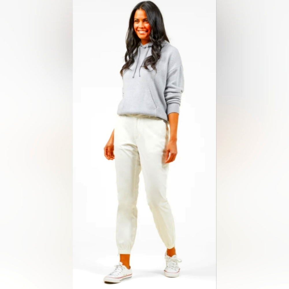 Outerknown by Kelly Slater Avalon Stretch Twill Organic Cotton Joggers, size 2.